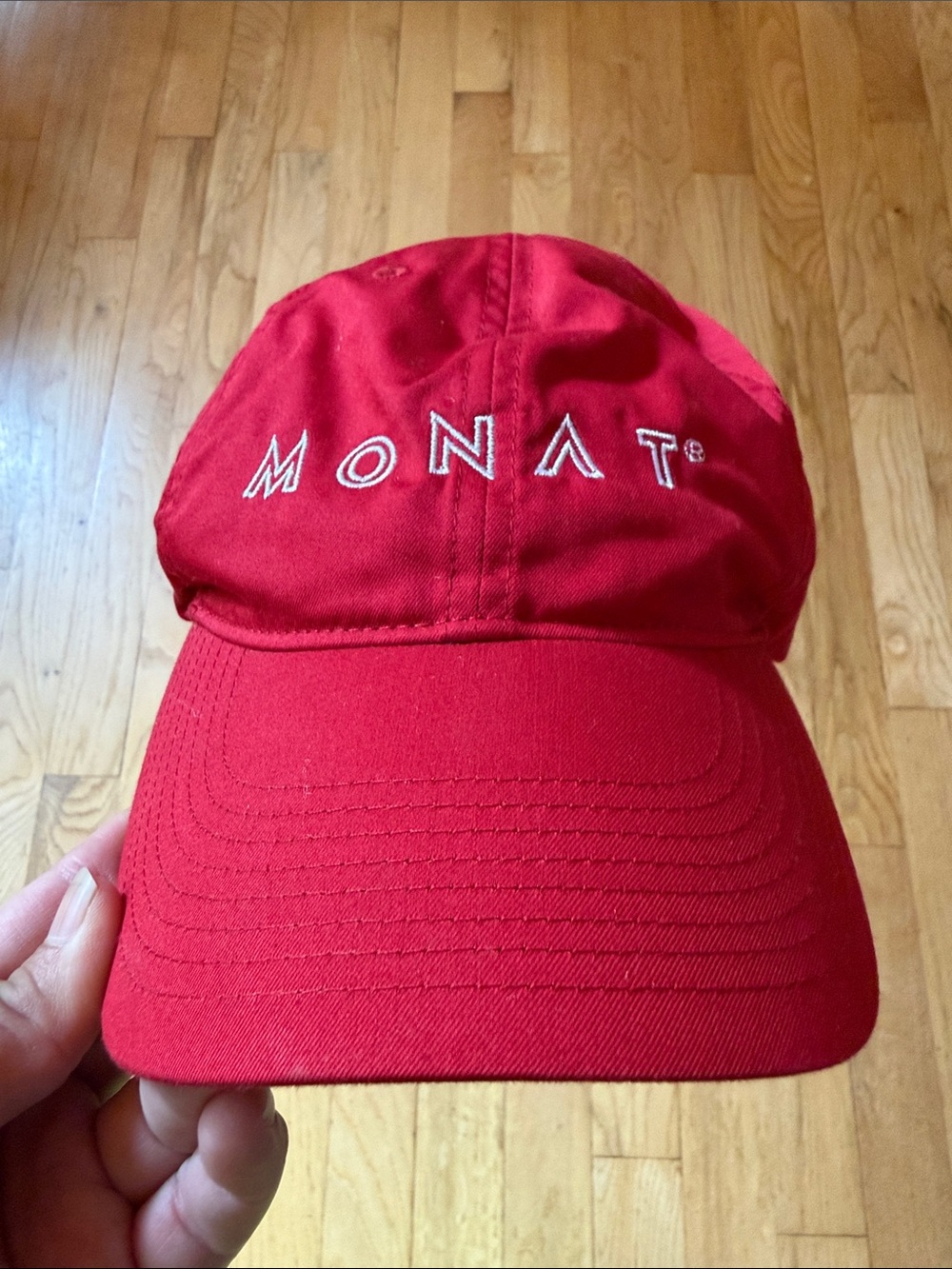MONAT NIKE Red Logo Baseball Cap